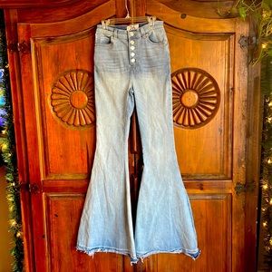 Free people flare leg jeans